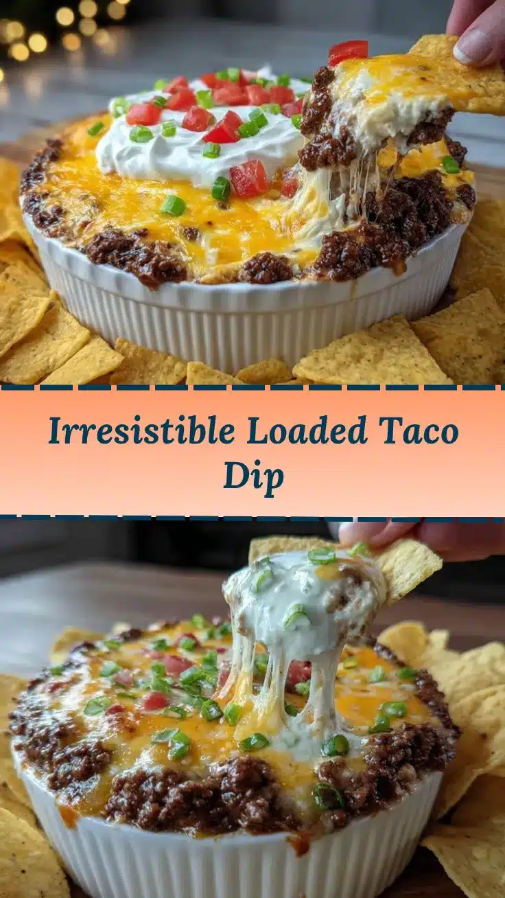 loaded taco dip recipe