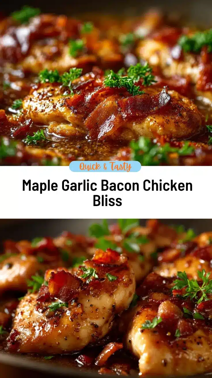 Maple Garlic Bacon Chicken recipe