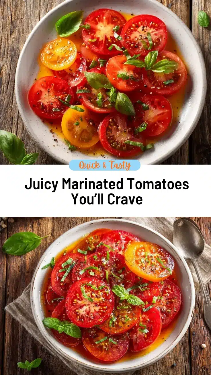 marinated tomatoes recipe