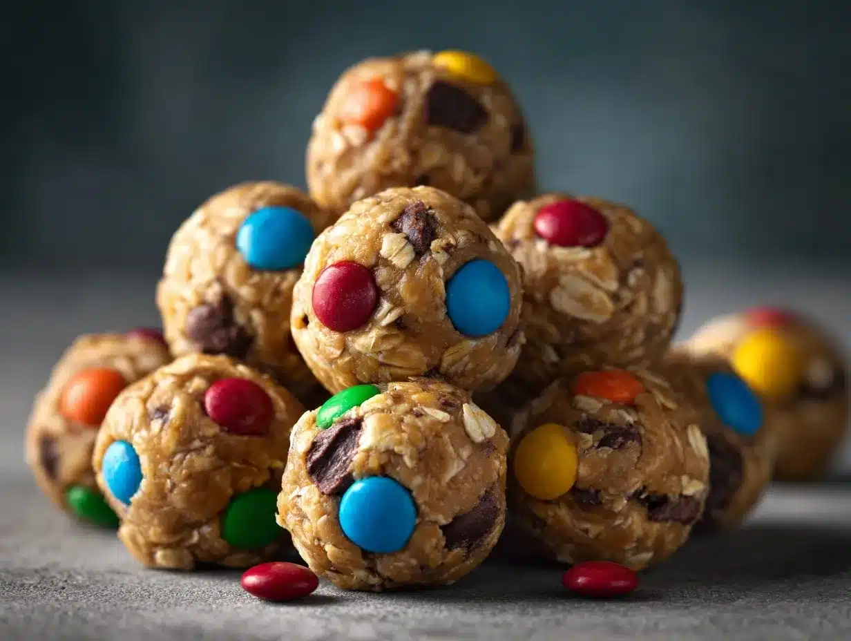 Monster Cookie Energy Balls preparation steps