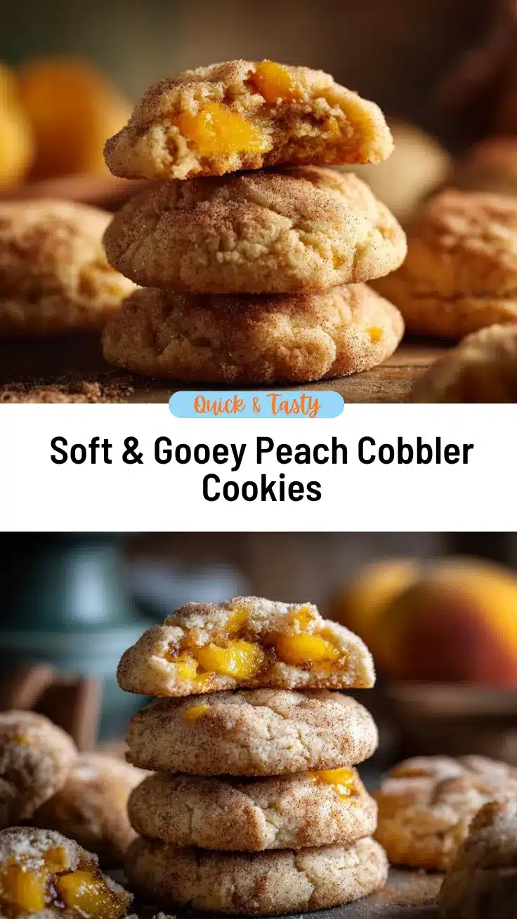 Peach Cobbler Cookies recipe