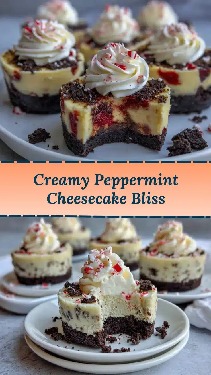peppermint cheesecakes recipe