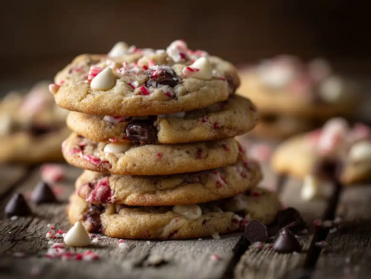 peppermint chocolate chip cookies preparation steps