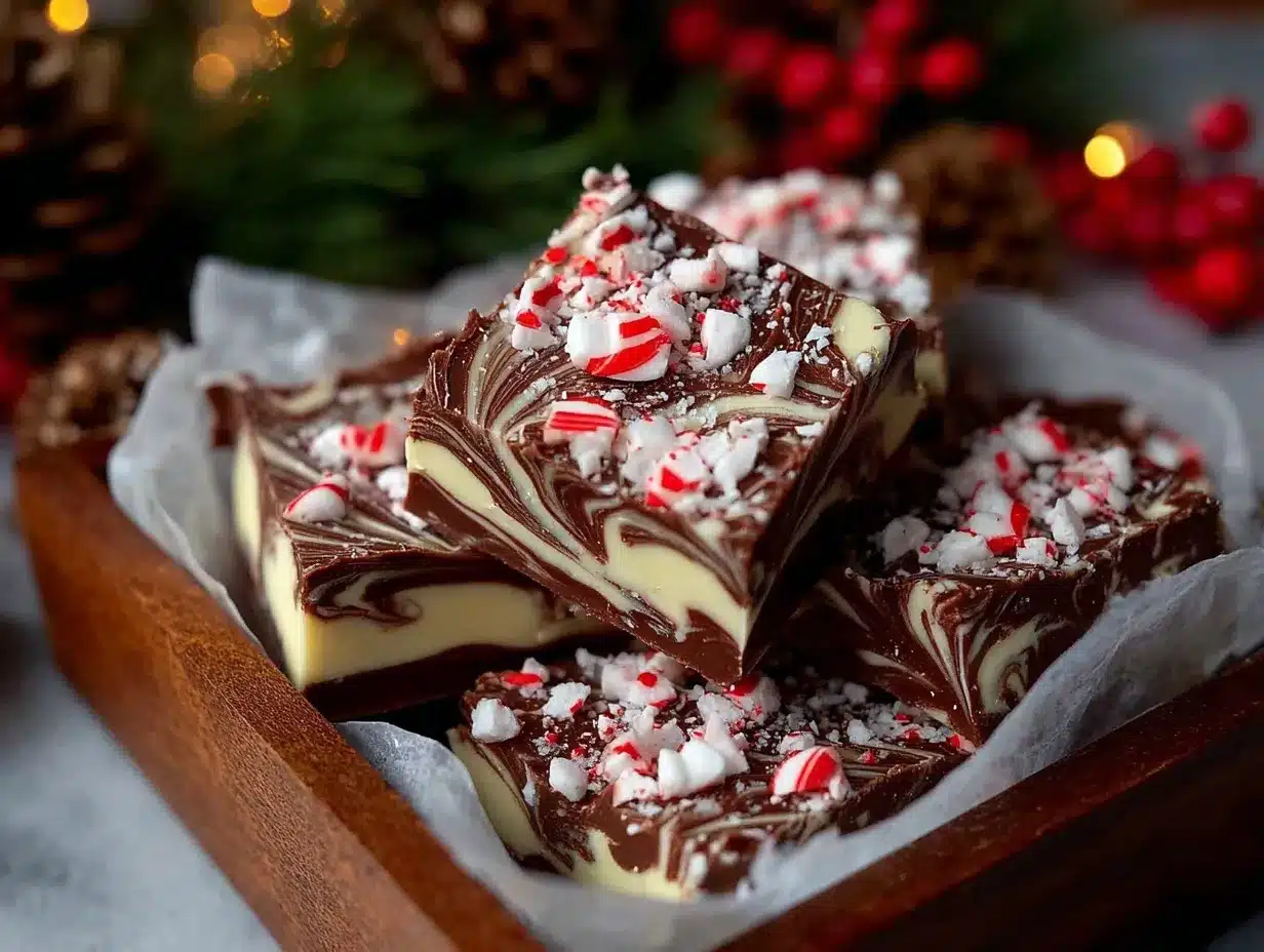 peppermint swirl fudge preparation steps