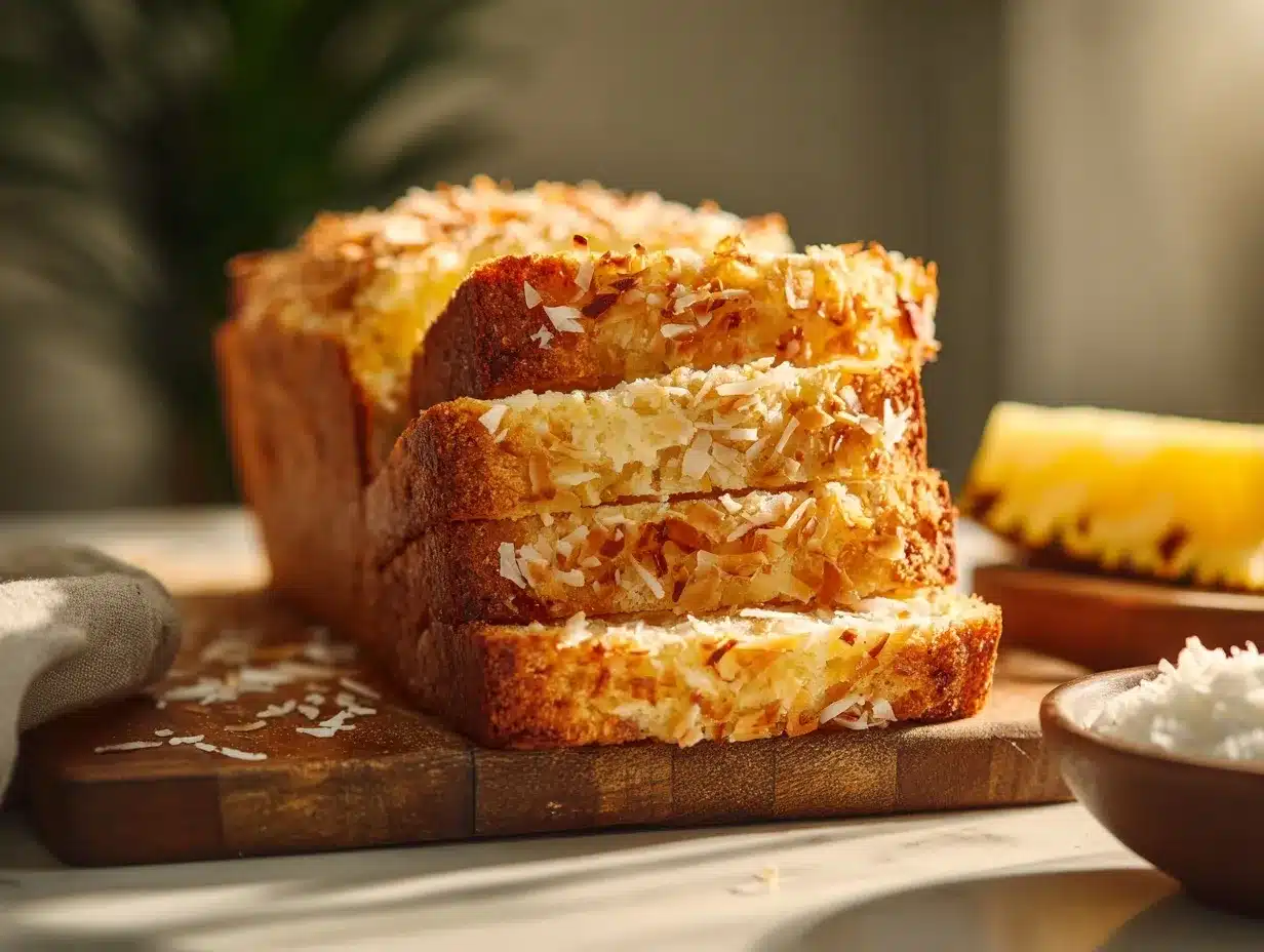 pineapple coconut bread preparation steps