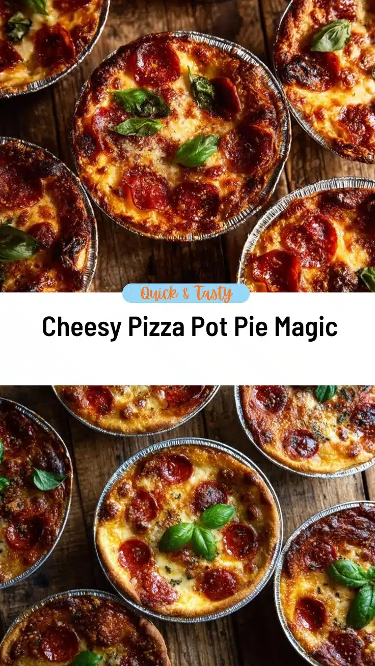 Pizza pot pies recipe