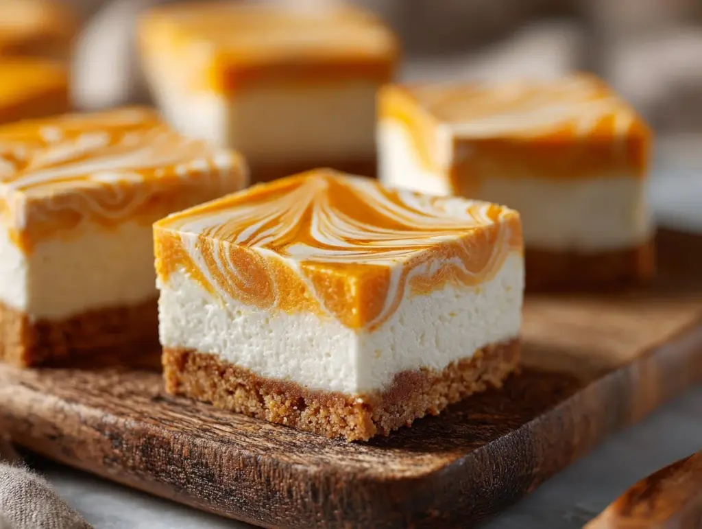 Pumpkin Cheesecake Bars - featured image
