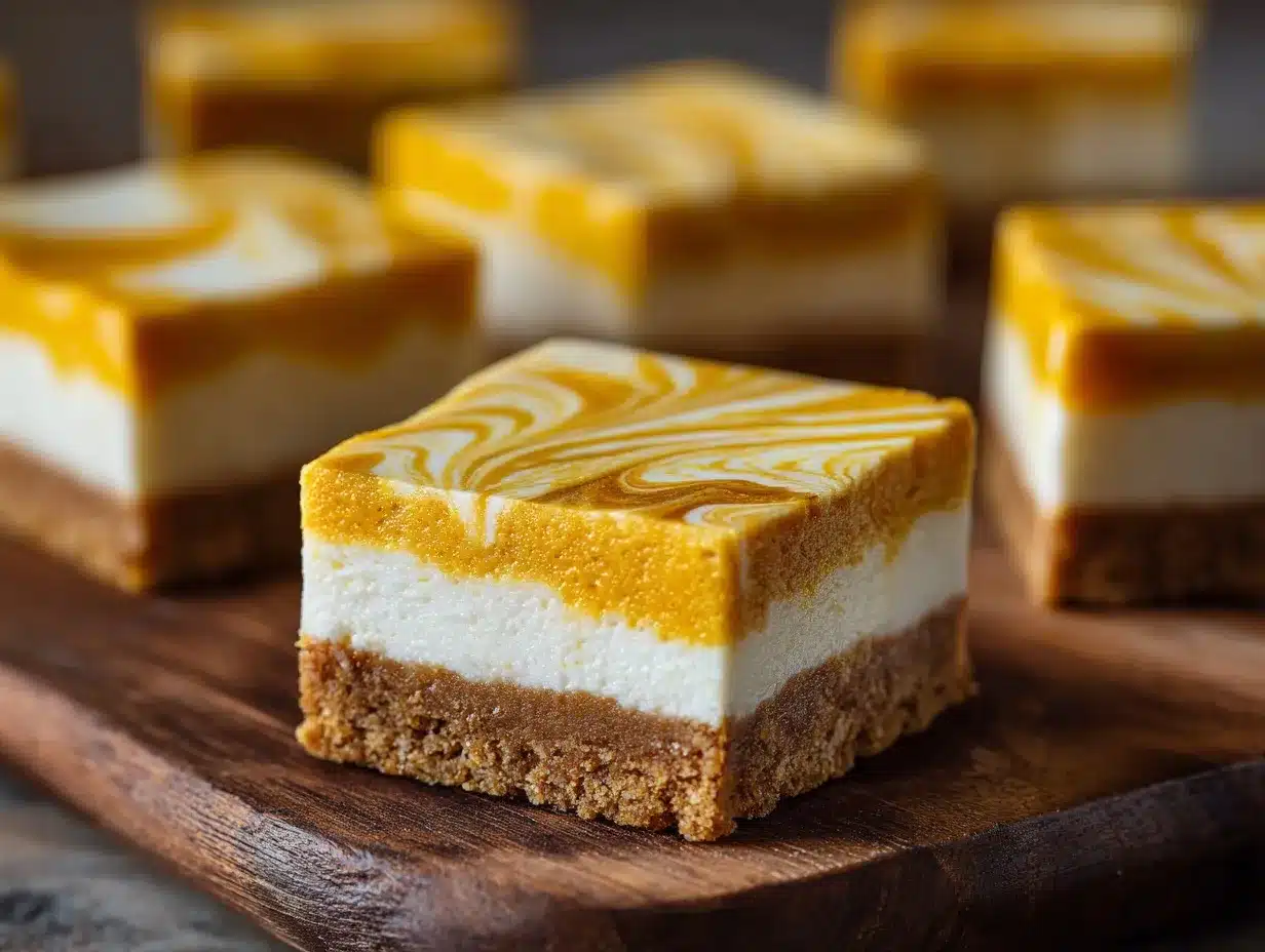 Pumpkin Cheesecake Bars preparation steps