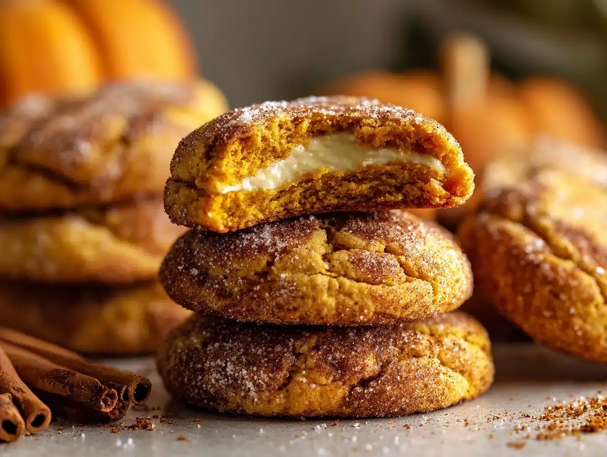 Pumpkin Cheesecake Cookies preparation steps