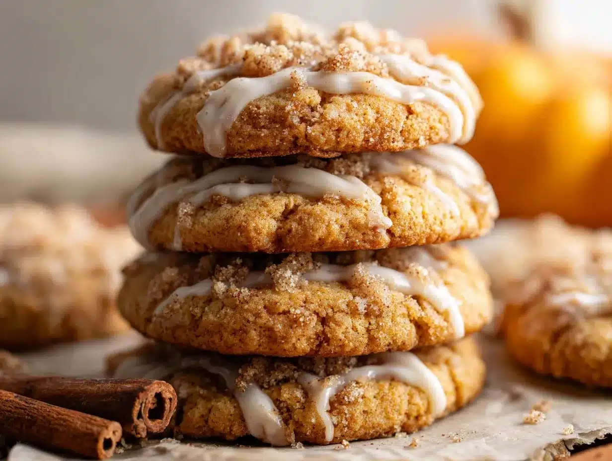 Pumpkin Coffee Cake Cookies preparation steps