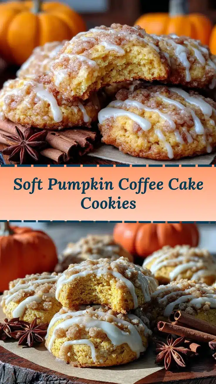 pumpkin coffee cake cookies recipe