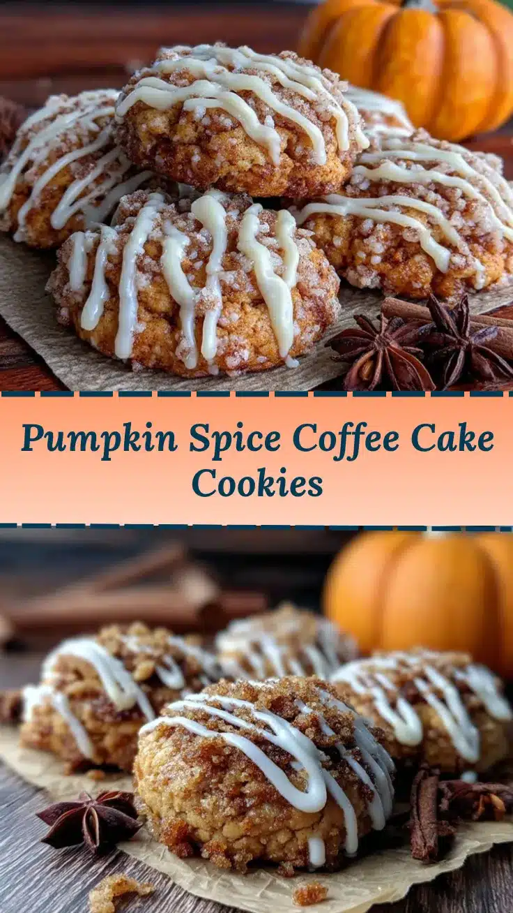 pumpkin coffee cake cookies recipe