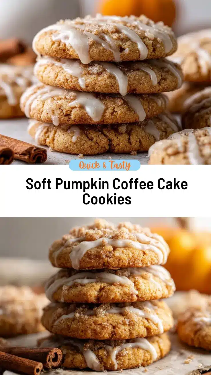 Pumpkin Coffee Cake Cookies recipe