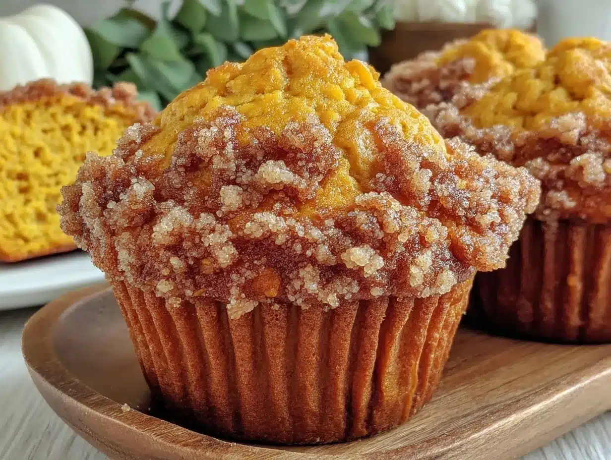 pumpkin muffins preparation steps
