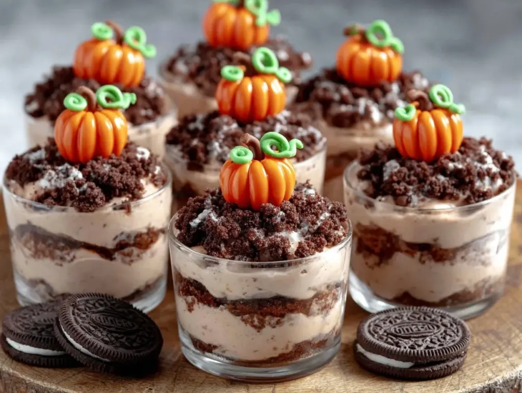 Pumpkin Patch Dirt Cups - featured image
