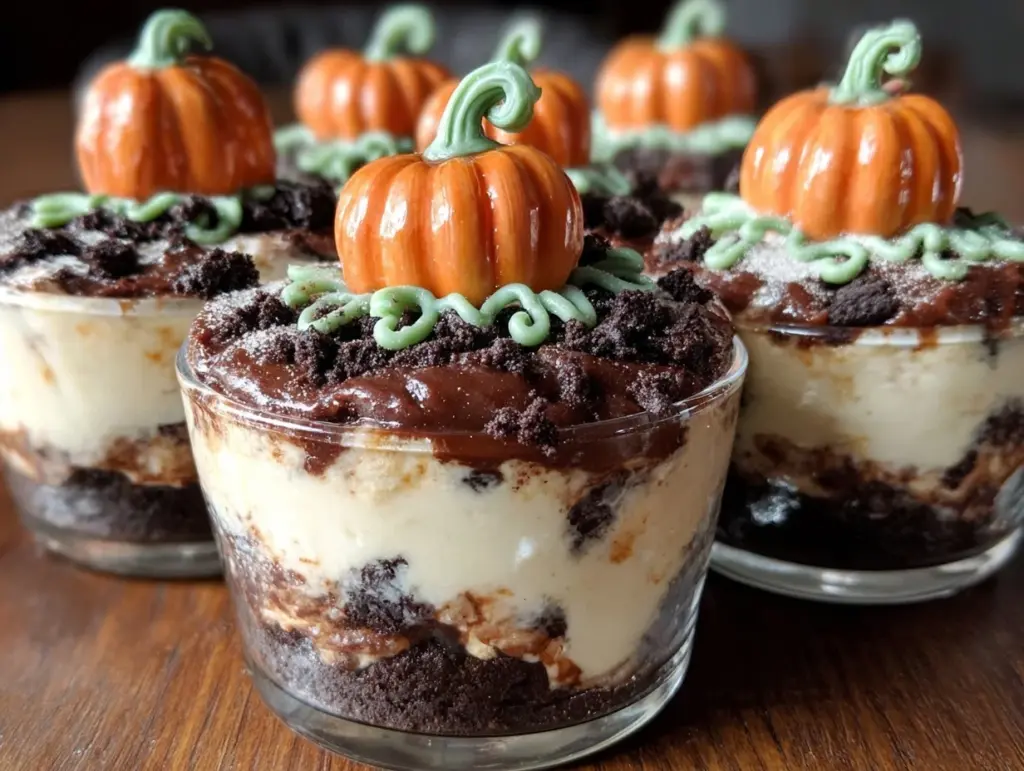Pumpkin Patch Dirt Cups - featured image