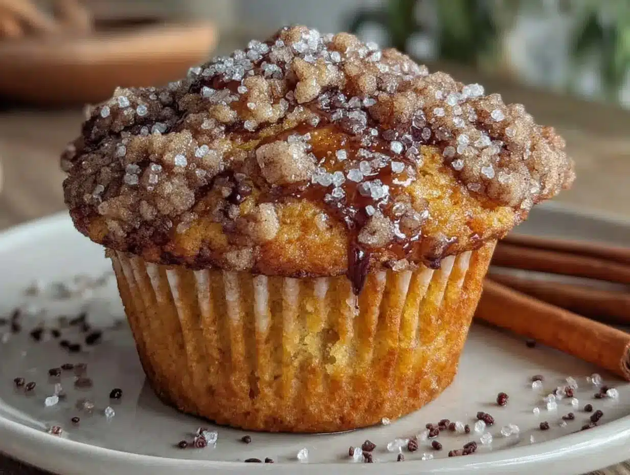 pumpkin spice streusel muffins preparation steps
