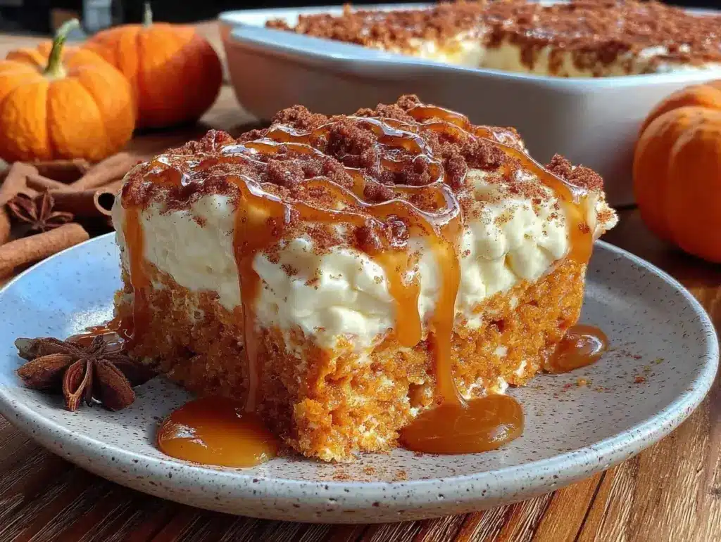 Pumpkin Spice Tres Leches Cake - featured image