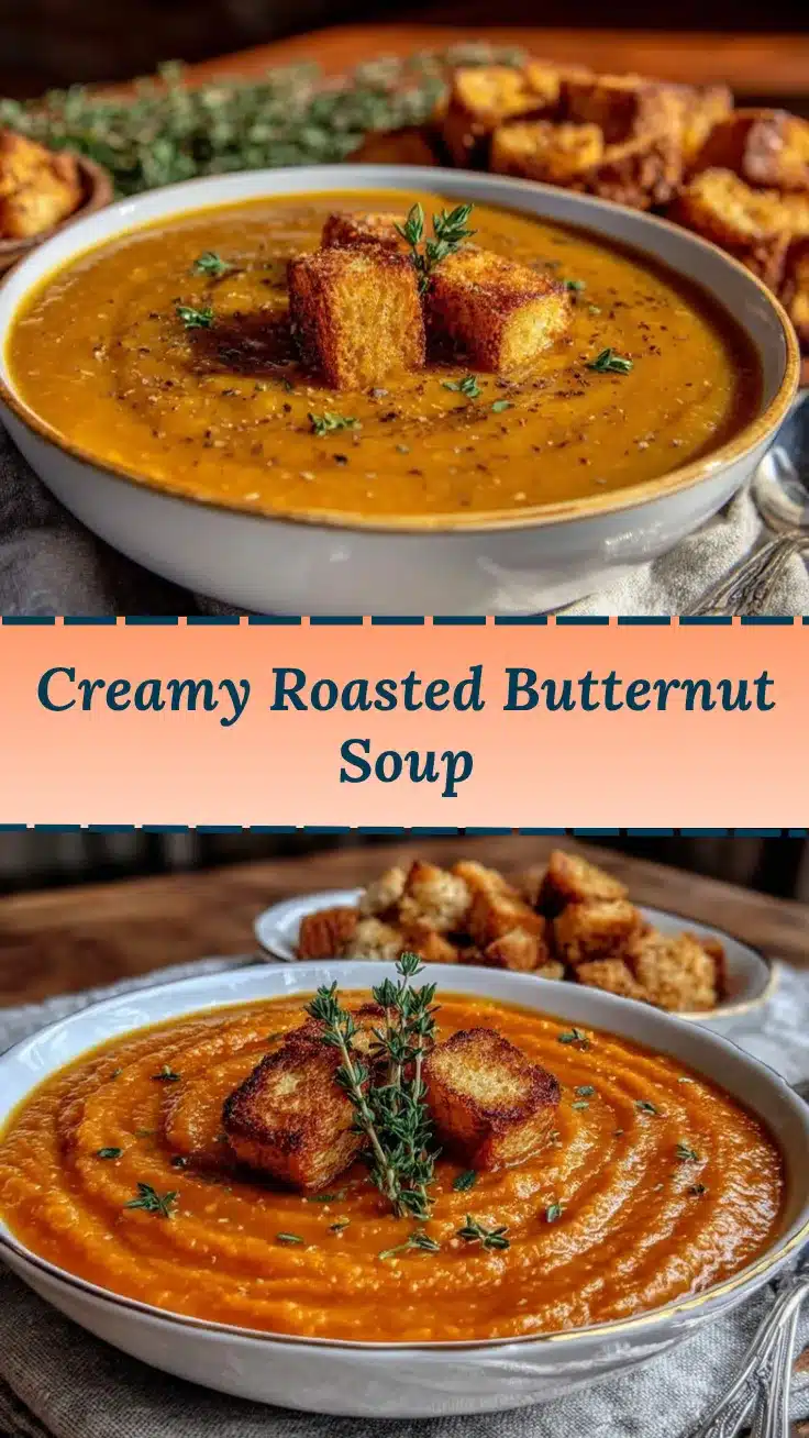 roasted butternut squash soup recipe