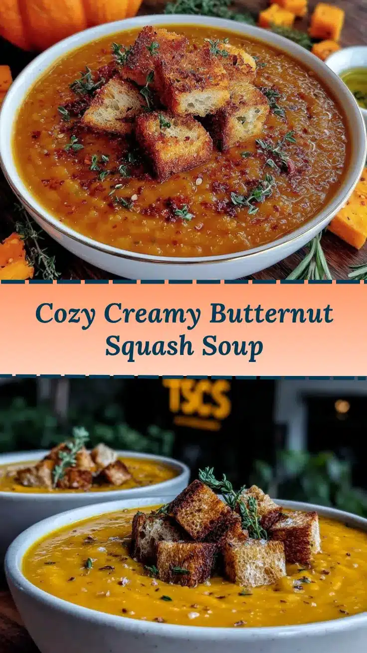 roasted butternut squash soup recipe