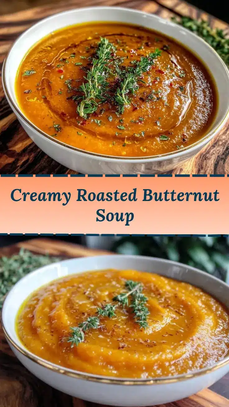 roasted butternut squash soup recipe