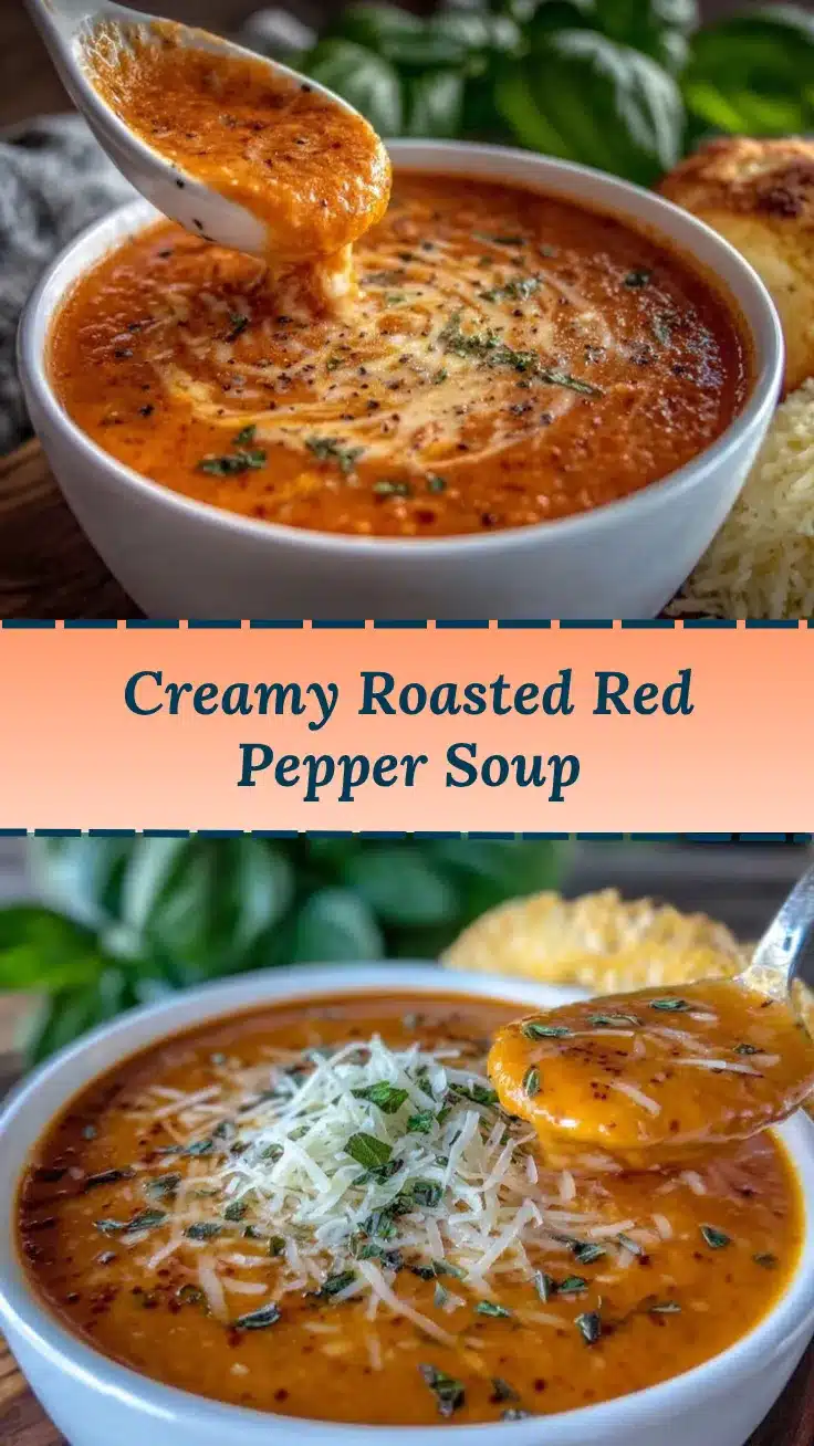 roasted red pepper gouda soup recipe