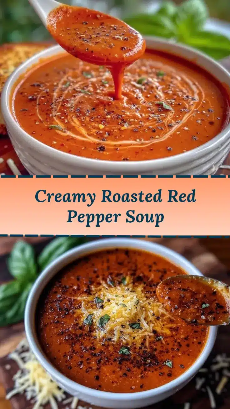 roasted red pepper gouda soup recipe