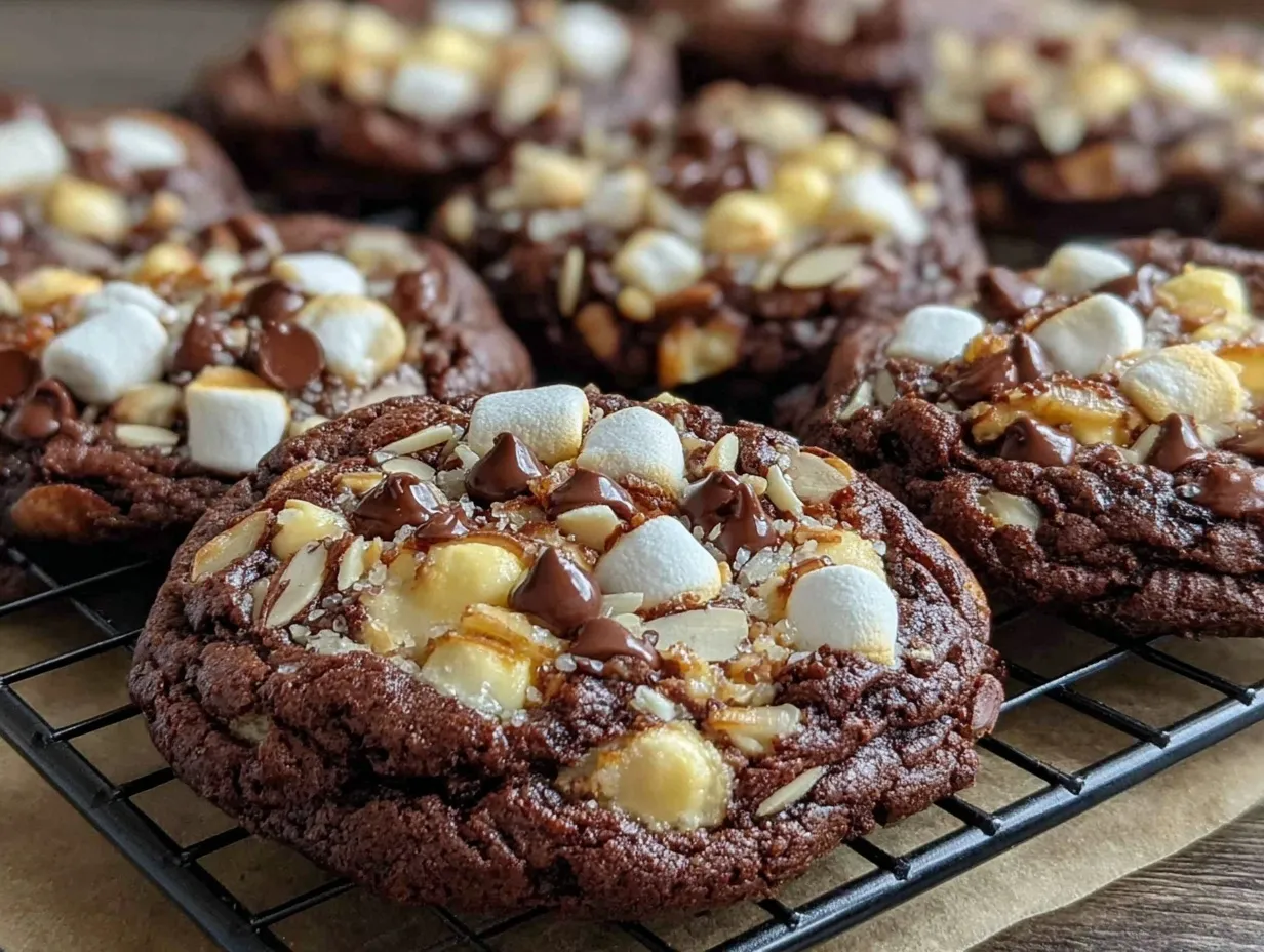 Rocky Road Cookies preparation steps