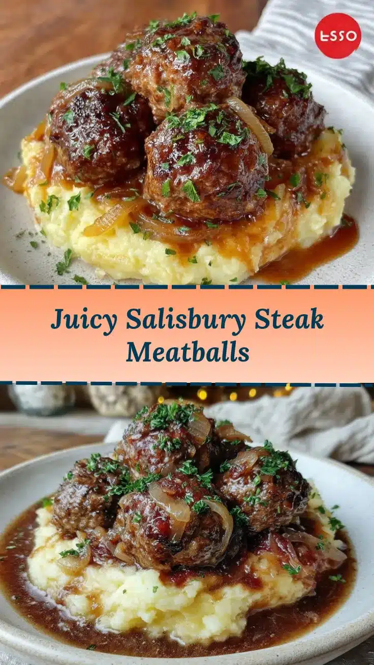 Salisbury steak meatballs recipe