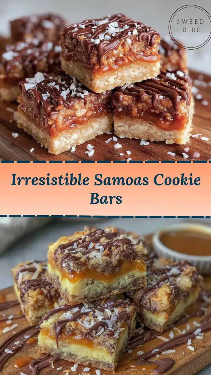 Samoas Cookie Bars recipe