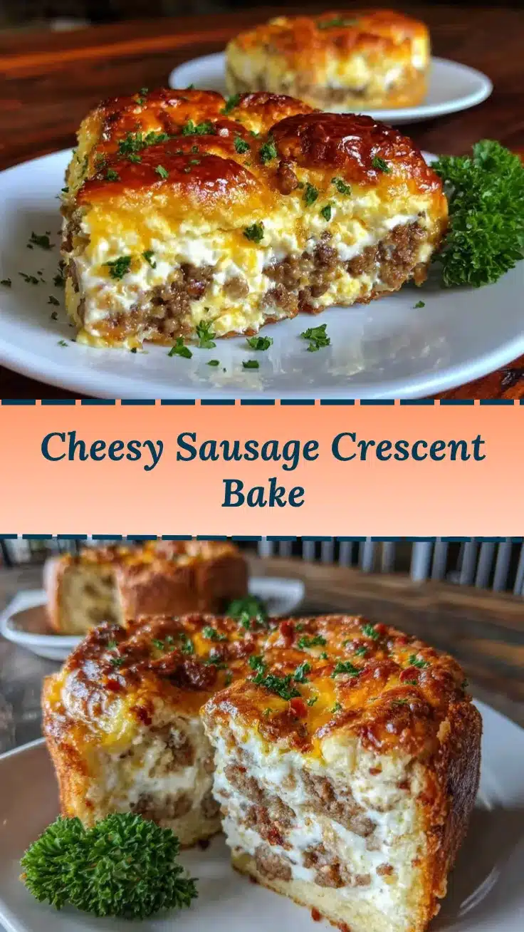 sausage cream cheese crescent bake recipe
