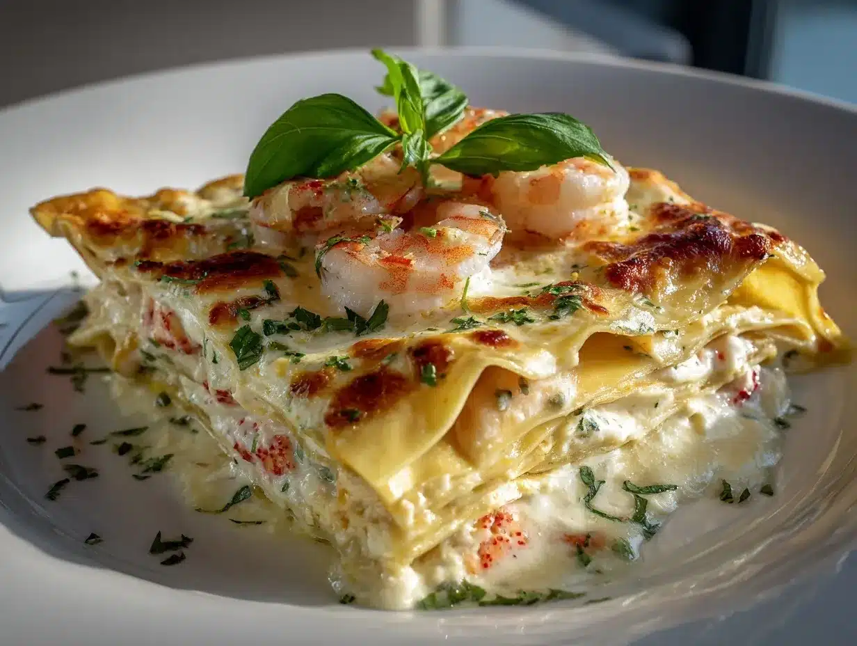 seafood lasagna preparation steps