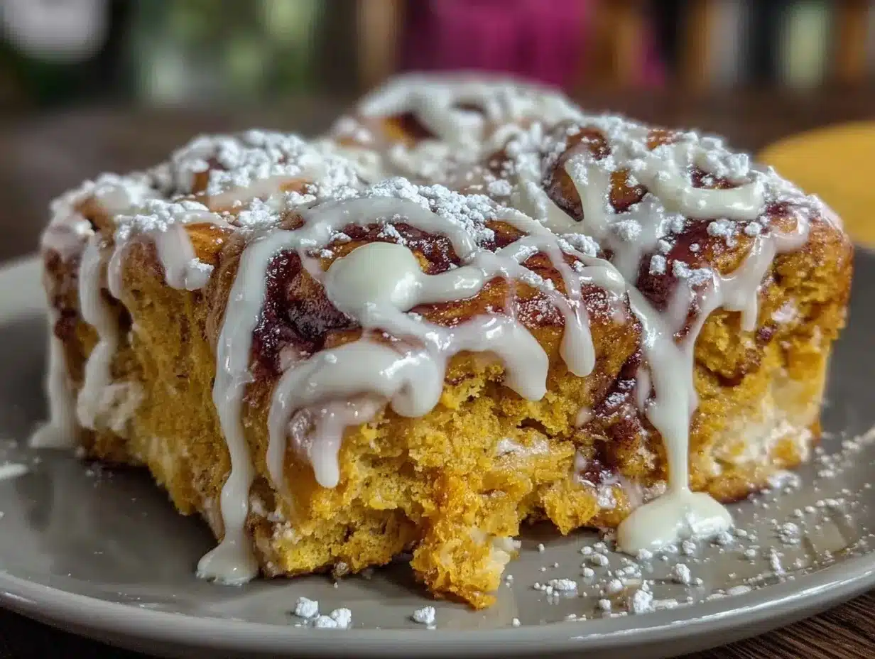 slow cooker pumpkin spice cake preparation steps