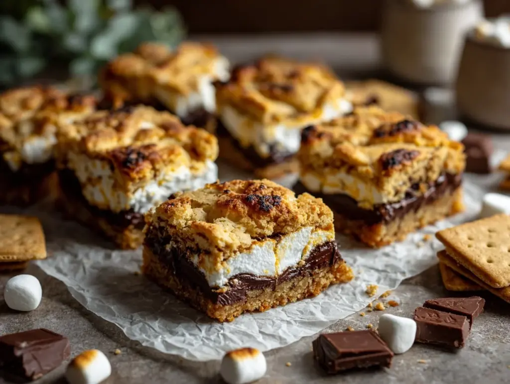 Smores Cookie Bars - featured image