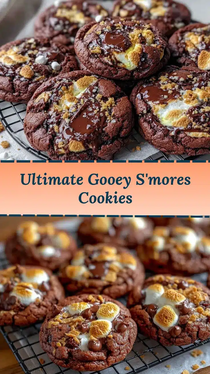 smores rocky road cookies recipe