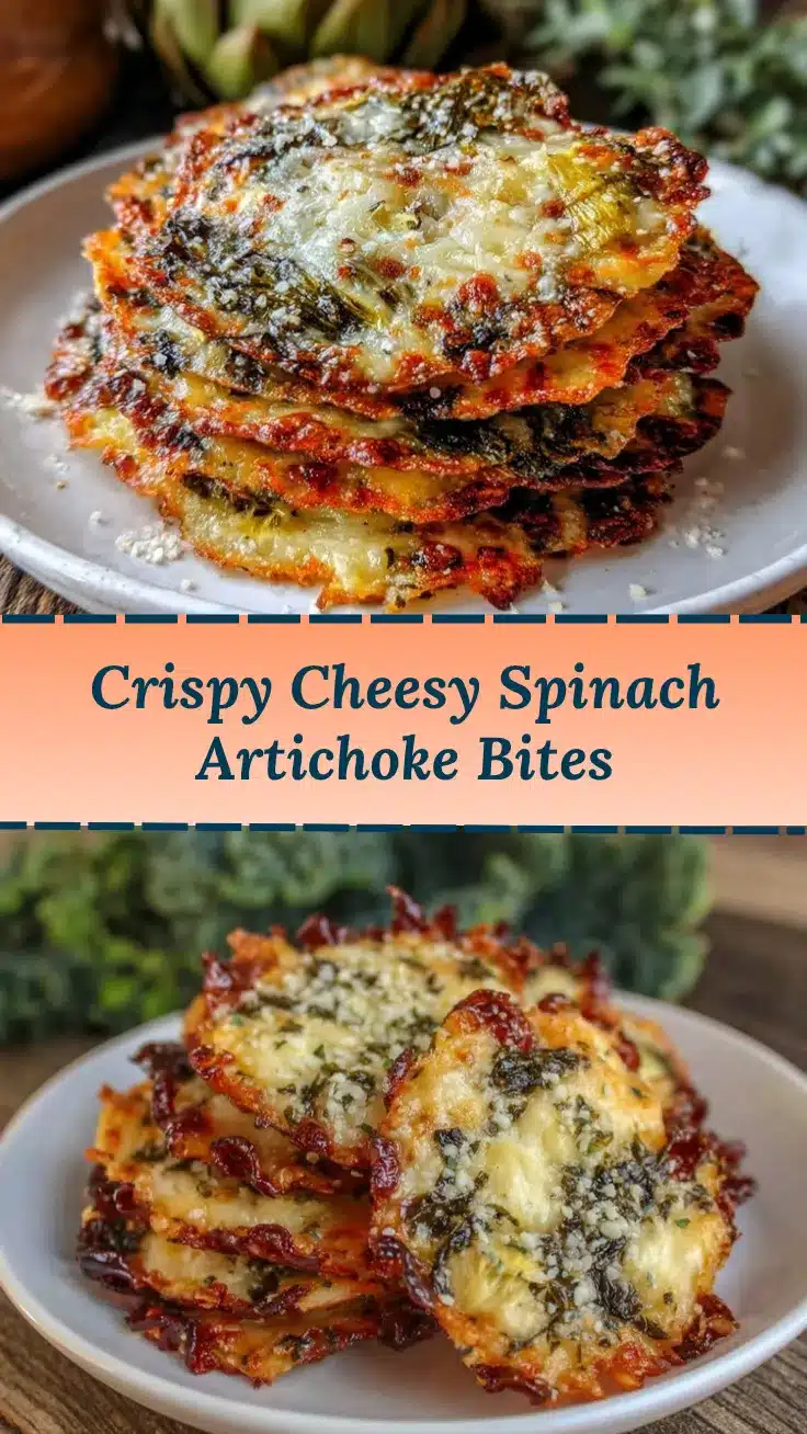 spinach artichoke cheese crisps recipe