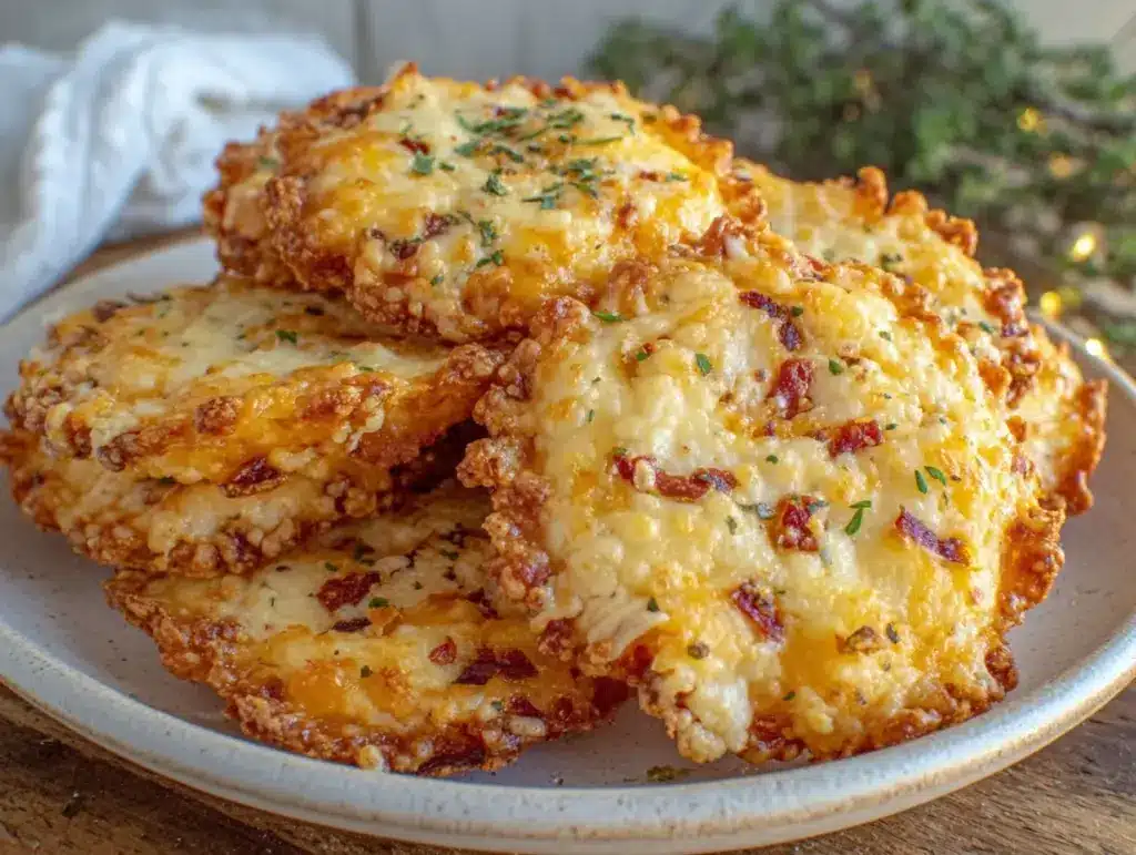 spinach dip cheese crisps - featured image
