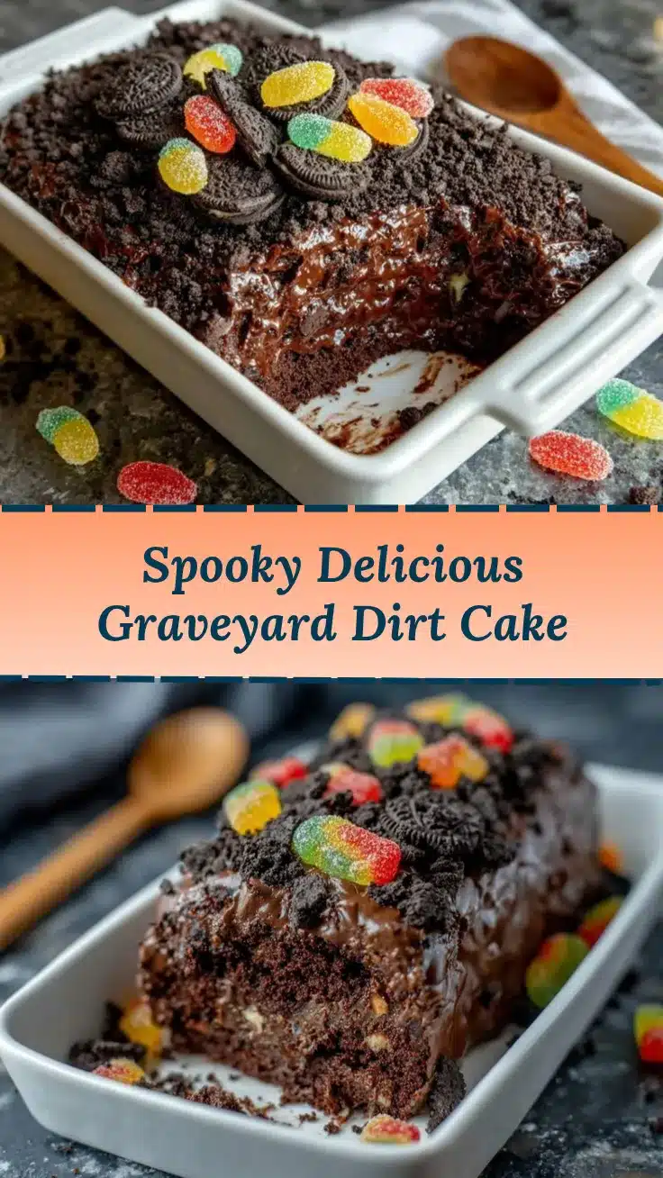 Spooky Halloween Dirt Cake recipe