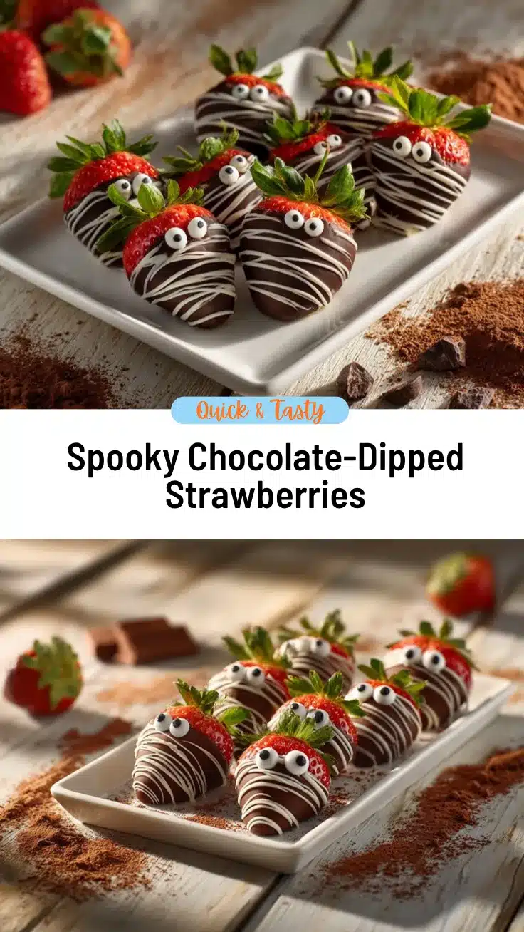 Spooky Halloween Strawberries recipe