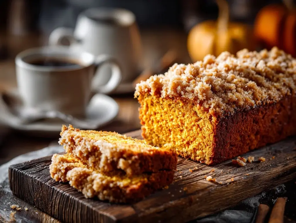 streusel-topped pumpkin loaf - featured image