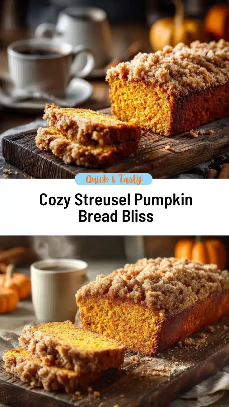 streusel-topped pumpkin loaf recipe