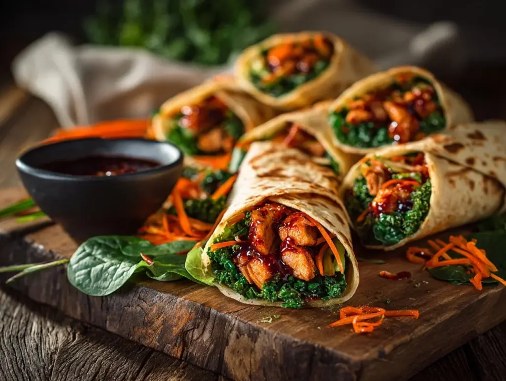 Sweet Chili Chicken Wraps - featured image