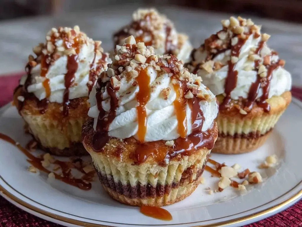 toffee crunch cupcakes - featured image