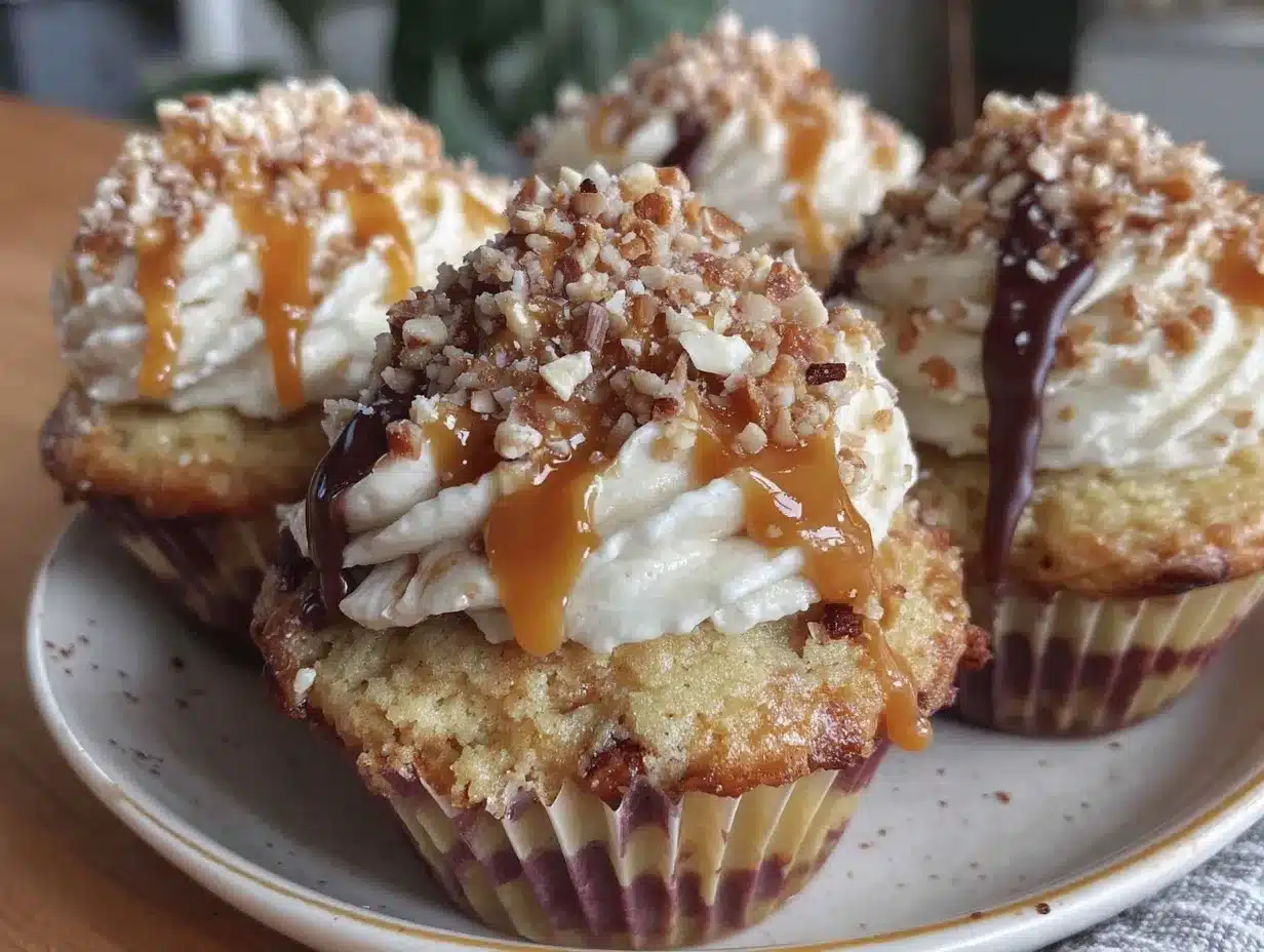 toffee crunch cupcakes preparation steps