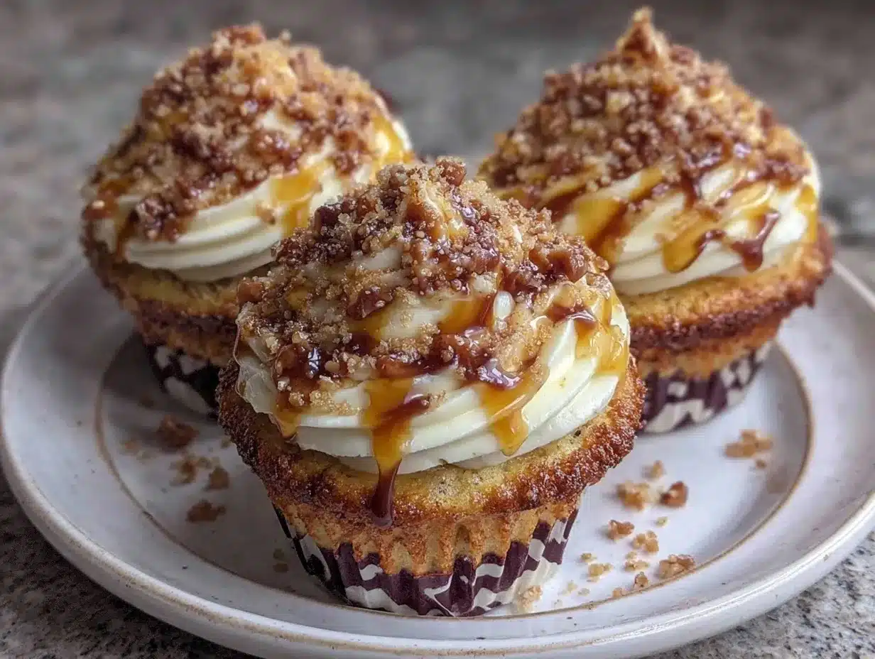 toffee crunch cupcakes preparation steps