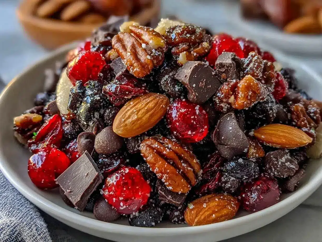 Vampire Bite Trail Mix preparation steps