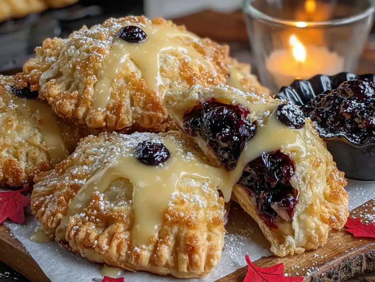vegan blueberry hand pies preparation steps