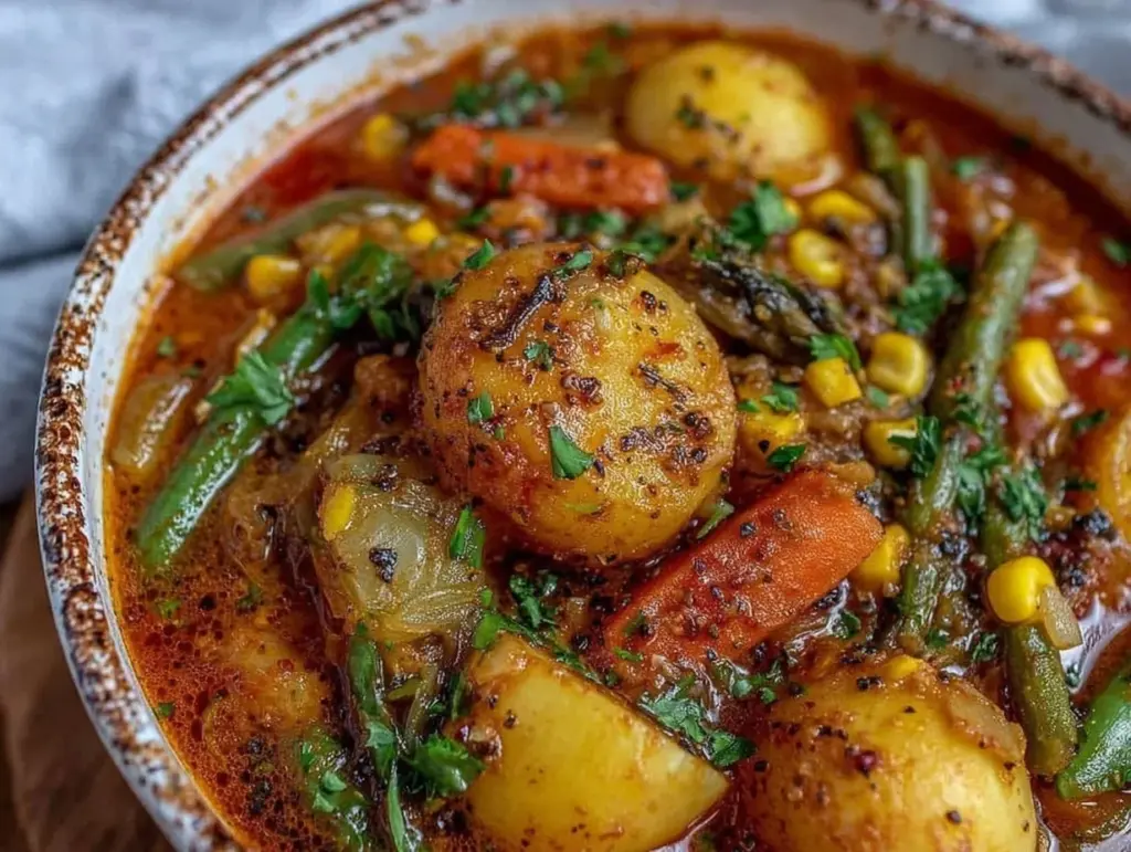 vegetable soup recipe - featured image