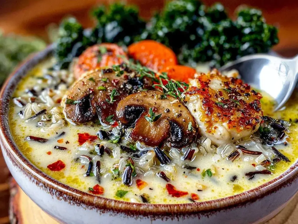 wild rice mushroom soup - featured image