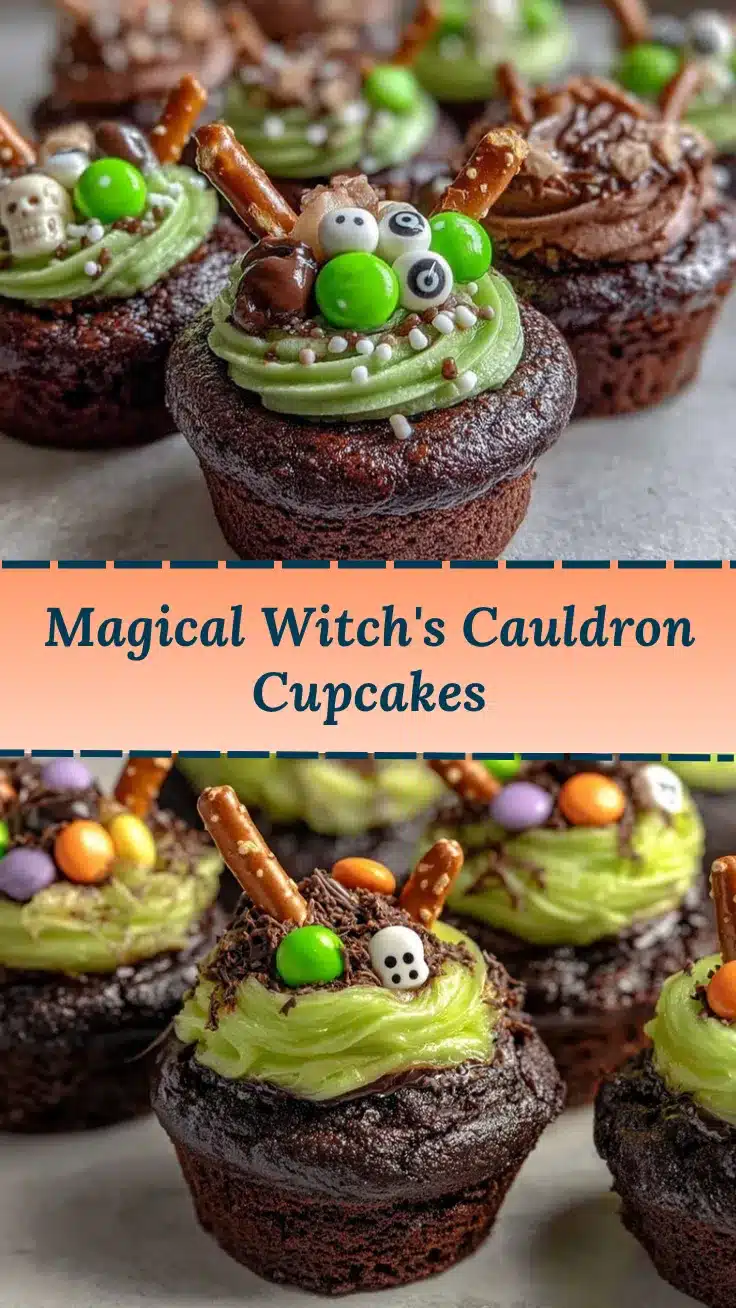 witchs cauldron cupcakes recipe